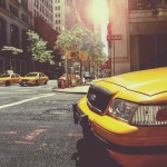 Taxi jaune à New York